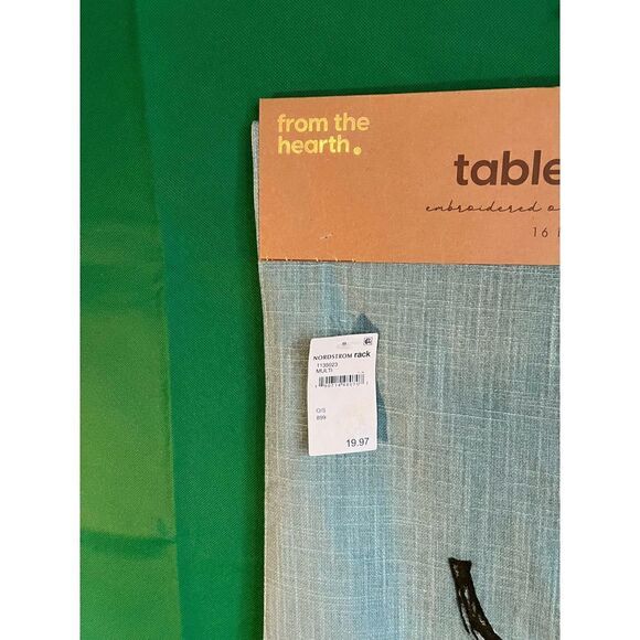 From The Hearth Blue Pumpkin Table Runner Kitchen Towel Bundle - Picture 4 of 10